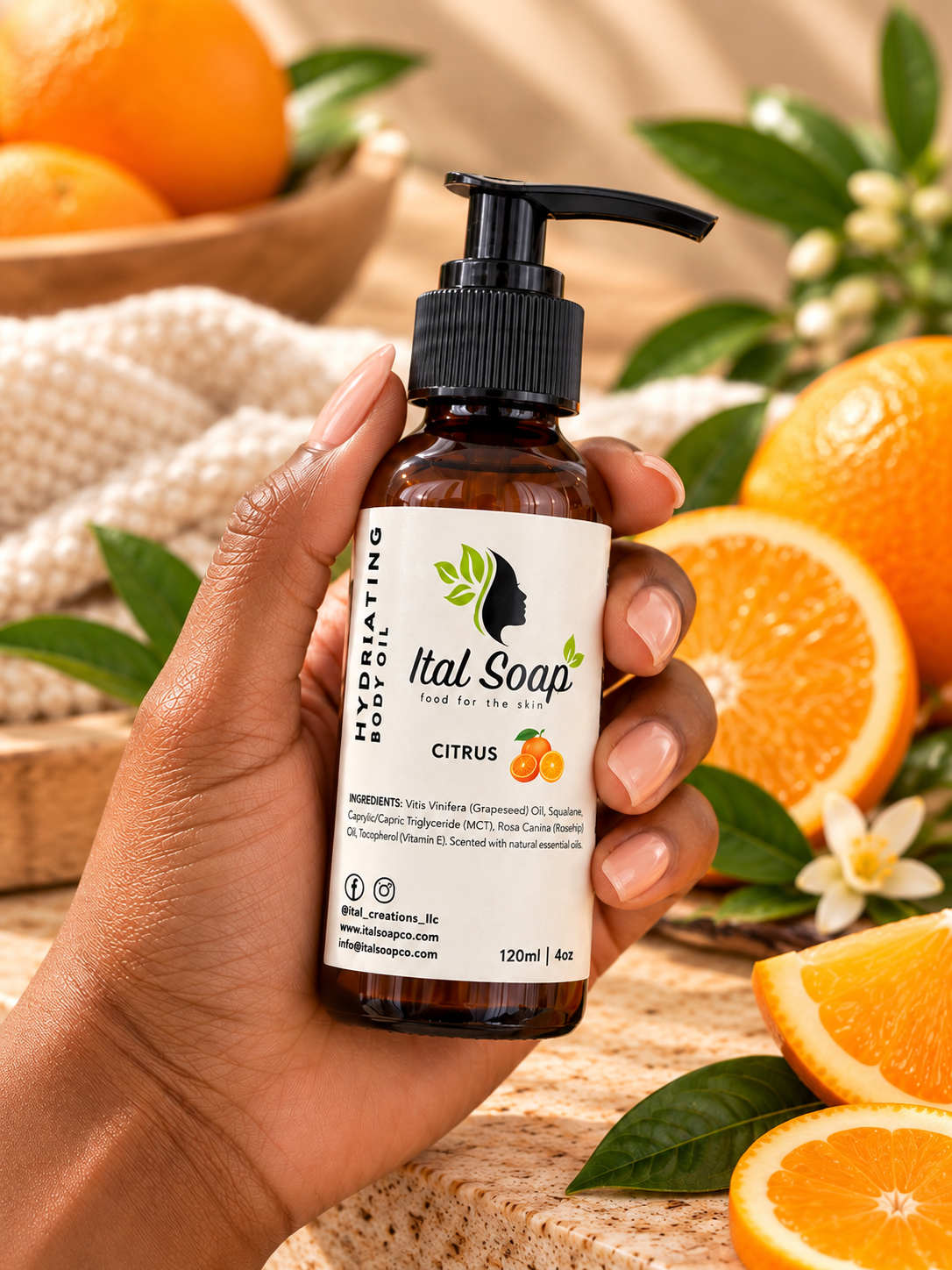 Aceites corporales hidratantes