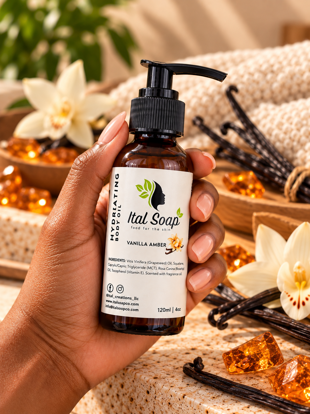 Aceites corporales hidratantes