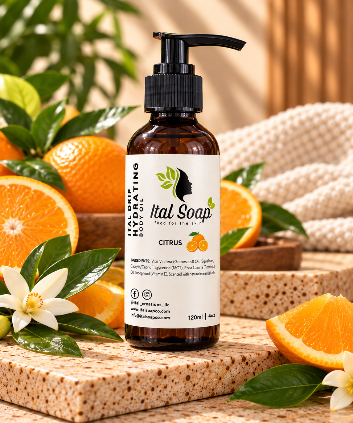Aceites corporales hidratantes