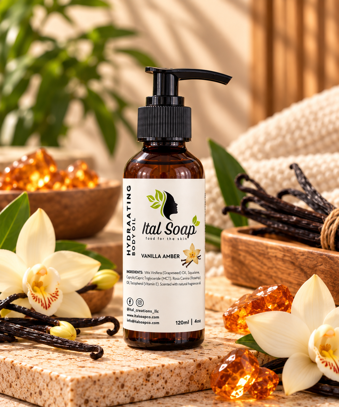 Aceites corporales hidratantes
