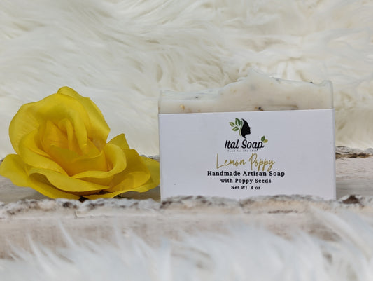 Lemon Poppy Artisan Handmade Soap