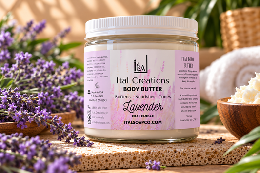 Manteca corporal de lavanda